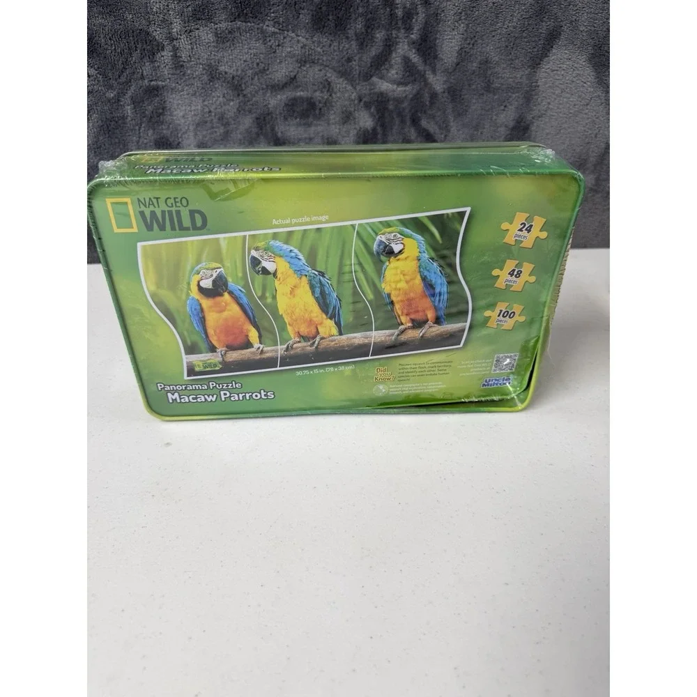 2014 NAT GEO WILD Panorama Puzzle, Macaw New